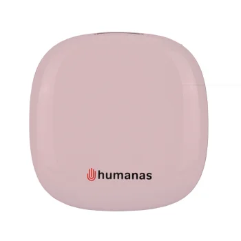 Humanas HS-PM01 makiažo veidrodėlis su LED apšvietimu, rožinis