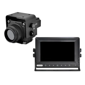Termovizinė automobilinė kamera ir 7" vandeniui atsparus monitorius
