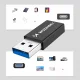 Wozinsky WAAC-01 USB-A į USB-C OTG adapteris, 10 Gb/s, 3 A, juodas