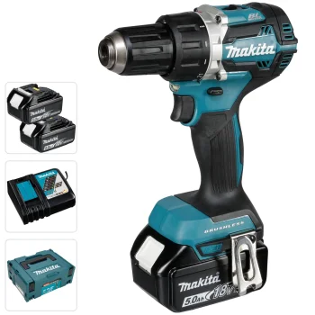 Akumuliatorinis gręžtuvas-suktuvas Makita DDF484RT3J 18V (3x 5.0Ah)