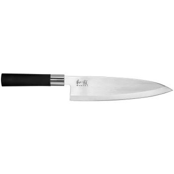 Deba peilis KAI Wasabi Black 21 cm, sidabrinis / juodas