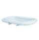 ECOTOYS Collapsible Baby Bathtub with Temperature Sensor Plug, Gray