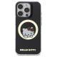 Hello Kitty dėklas iPhone 16 Pro Max telefonui IML Sweet Kitty MagSafe, juodas