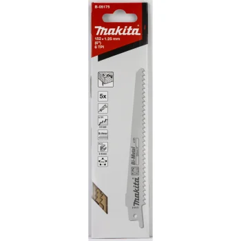 Tiesinio pjūklo geležtės Makita B-05175 BIM 150/6Z, 5 vnt.