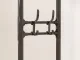 Drabužių kabykla su ratukais, 169 cm, juoda