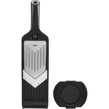 Daržovių pjaustyklė Gefu VIOLI V-Hobel, 1–5 mm, juoda / sidabrinė