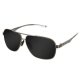 Trizand Polarized Sunglasses with UV 400 Filter (Black/Silver)