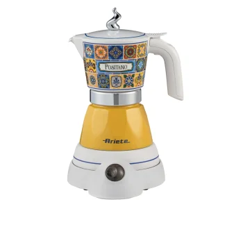 Ariete 1358PO Moka Positano Electric Coffee Maker, White
