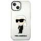 Karl Lagerfeld Ikonik Karl skaidrus dėklas iPhone 14 Plus / 15 Plus