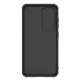 Dėklas Nillkin Synthetic Fiber S Case skirtas Samsung Galaxy S23+ su kameros dangteliu, juodas