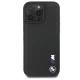 BMW dėklas iPhone 16 Pro Max telefonui Smooth Rubber Logo, juodas