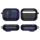 Dėklas Tech-Protect Slim Hook skirtas AirPods Pro 3 su stovu, tamsiai mėlynas