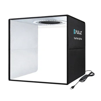 Puluz bedūmė foto studija-palapinė su LED apšvietimu, 30cm