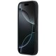 Mercedes Leather Wood Effect Curve MagSafe dėklas iPhone 17 Pro, juodas