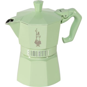 Bialetti Moka Exclusive 3TZ kavinukas (3 puodeliai), žalias