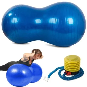 Exercise Fitness Gym Pilates Yoga Peanut Ball - Blue, 50 cm