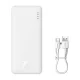 Baseus Airpow 10000mAh 20W išorinė baterija, balta