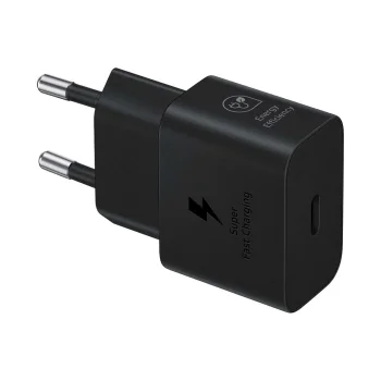 Samsung EP-T2510NBEGEU 25W SFC USB-C GaN įkroviklis, juodas