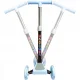 Three-Wheel Kids Scooter with LED Wheels, Foldable, Blue