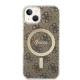 Dėklo ir įkroviklio rinkinys Guess GUBPP14MH4EACSW, skirtas iPhone 14 Plus, rudas