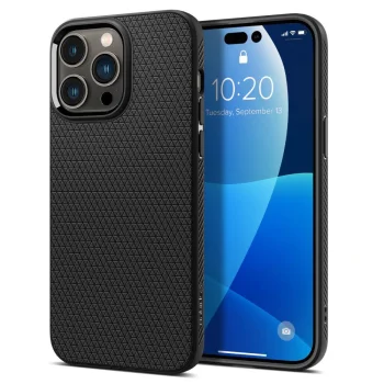Apsauginis dėklas Spigen Liquid Air skirtas iPhone 14 Pro, juodas