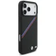 BMW dėklas iPhone 17 Pro Max telefonui M Tricolor Metal Logo MagSafe, juodas