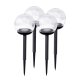 Ilumen LS-103 Solar LED Globe Lamps 4 Pcs Transparent