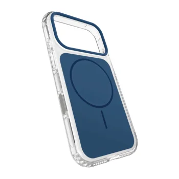 SBS Block Case dėklas telefonui iPhone 18 Pro su MagSafe, mėlynas