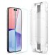 Spigen GLAS.TR EZ Fit apsauginis stiklas iPhone 15 Pro Max, 2 vnt., skaidrus