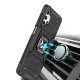 Wozinsky Ring Armor dėklas Samsung Galaxy A32 5G telefonui, juodas