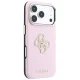 Dėklas Guess Smooth & Big Strass Logo telefonui iPhone 18 Pro Max / 17 Pro Max, rožinis
