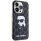 Karl Lagerfeld Monogram Ikonik Phone Case Cover iPhone 15 Pro Max - transparent