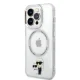 Karl Lagerfeld IML NFT Karl&Choupette MagSafe dėklas iPhone 14 Pro, skaidrus