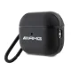 AMG Leather Big Logo dėklas ausinėms AirPods Pro 2 (2022/2023), juodas