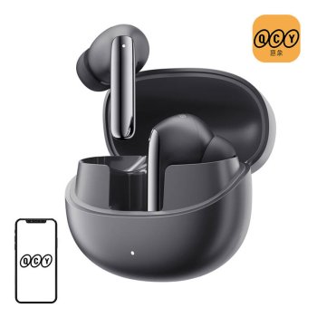 Belaidės ausinės QCY MeloBuds Pro HT08 ANC, juodos