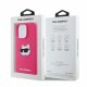Karl Lagerfeld dėklas iPhone 16 Pro Max telefonui, fuksijų spalva