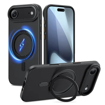 Tech-Protect iPhone 17 Air Case MagRing MagSafe, Black