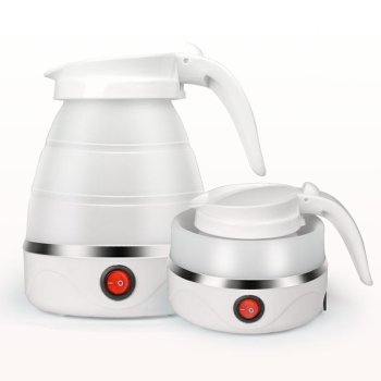 Foldable Electric Kettle 0.6L, 600W, White