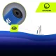SUP irklo plūdrumo mova TSUNAMI PRO, mėlyna