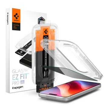 Apsauginis stiklas Spigen Glas.tR EZ Fit Pro HD AC Privacy, iPhone 18 Pro Max