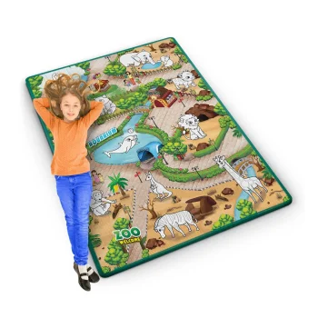 Ricokids RK-344 suvyniojamas putų piešimo kilimėlis vaikams, 120 x 92 cm