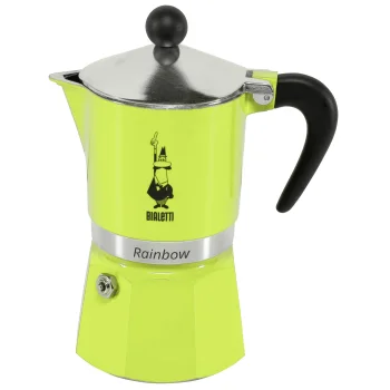 Bialetti Rainbow 3TZ espresso kavinukas, žalias