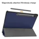 Samsung Galaxy Tab S9+ Plus (SM-X810, SM-X816B) atverčiamas dėklas, mėlynas