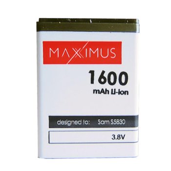 Maxximus Battery for Samsung S5830 Ace, 1600mAh