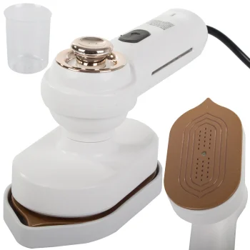 Compact Travel Iron with Sprayer and Swivel Handle, 26W