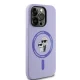 Apple iPhone 14 Pro Max 6.7\'\' Karl Lagerfeld Silicone Karl&Choupette Heads Ring MagSafe Cover Case, Purple