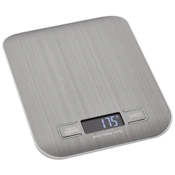 Skaitmeninės virtuvinės svarstyklės TFA 50.2004.54 AMARETTI, iki 10 kg, sidabrinės