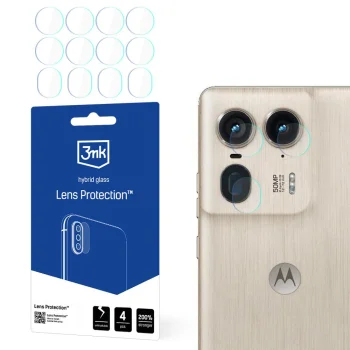 Apsauginis kameros stiklas 3Mk Lens Protection, skirtas Motorola Moto Edge 50 Ultra