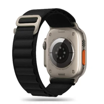Tech-Protect Nylon Pro dirželis Apple Watch (42/44/45/49 mm), juodas