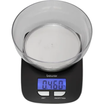 Beurer KS 25 Kitchen Scale with Glass Bowl 3 kg
